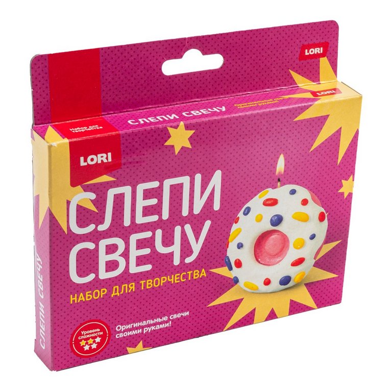 Набор для изготовления свечей восковых "Пончик" LORI