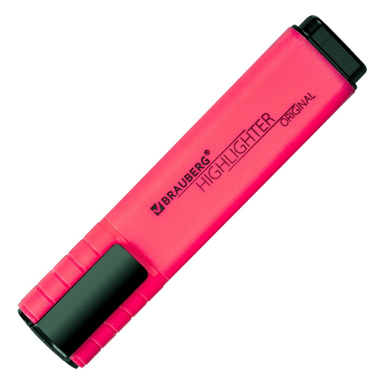 Текст-маркер Brauberg "ORIGINAL NEON" розовый, 1-5мм