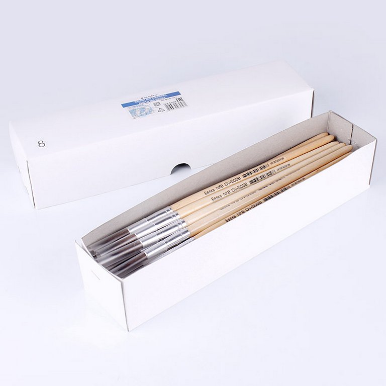 Кисть Белка № 8 круглая живописная Darvish