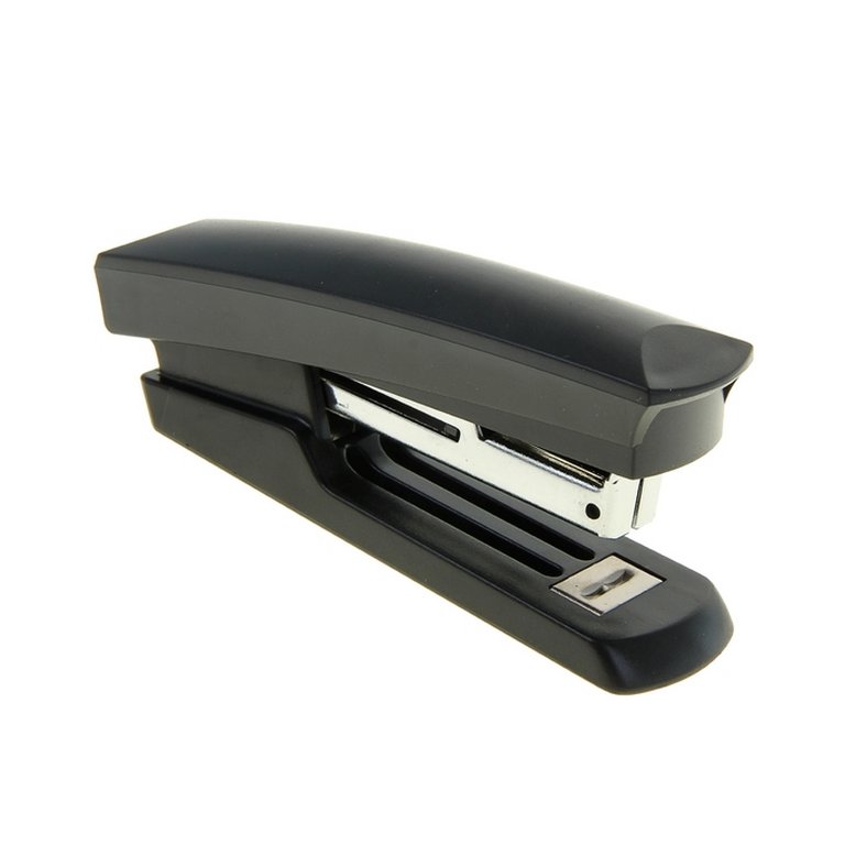 Степлер № 10 до 20л Erich Krause ECO черный с антистеплером (глубина 50мм)