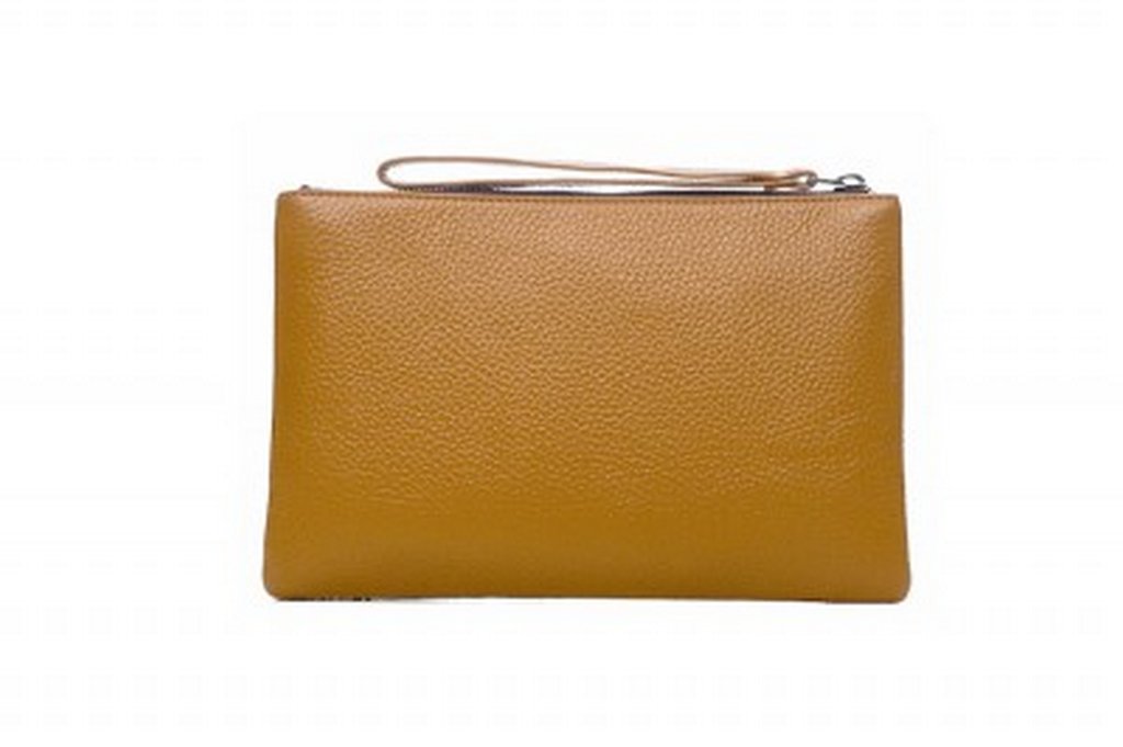 Сумка женская-клатч  D.Morelli , нат. кожа "Варан" рыжая