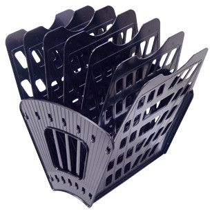 Лоток универсальный 6 отделений разборный черный Стамм