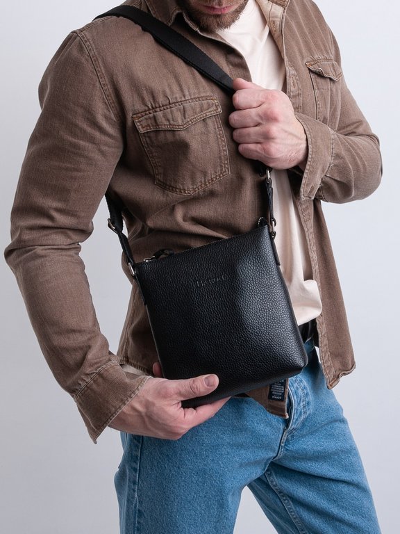 Планшет Baron 19*20*4,5см натур. кожа, черный