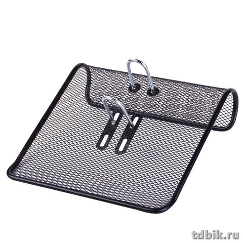 Подставка под календарь металлическая, большая, цвет черный Brauberg "Germanium"