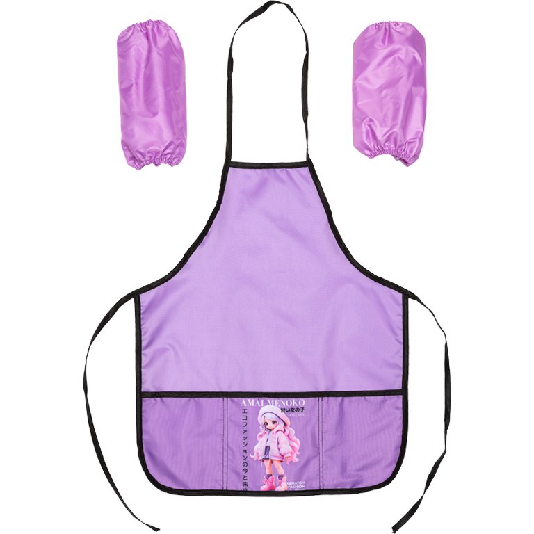 Накидка с нарукавниками д/труда, с 3 карманами лавандовый deVENTE "Amai Menoko"