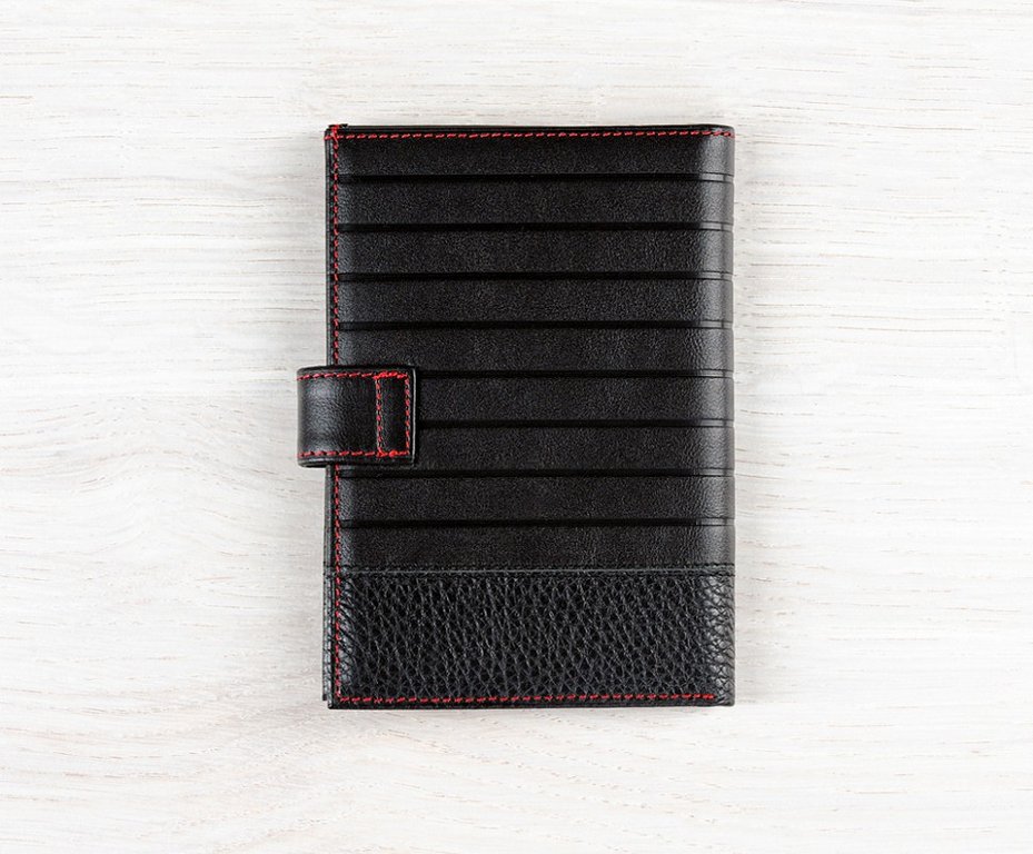 Бумажник водителя D.Morelli "Амадей" с отделением для купюр,  нат. кожа, черный