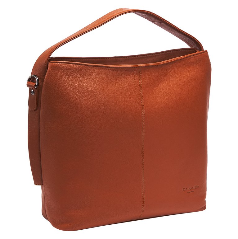 Сумка женская Dr.Koffer 29х30х10см см, нат.кожа коричневая