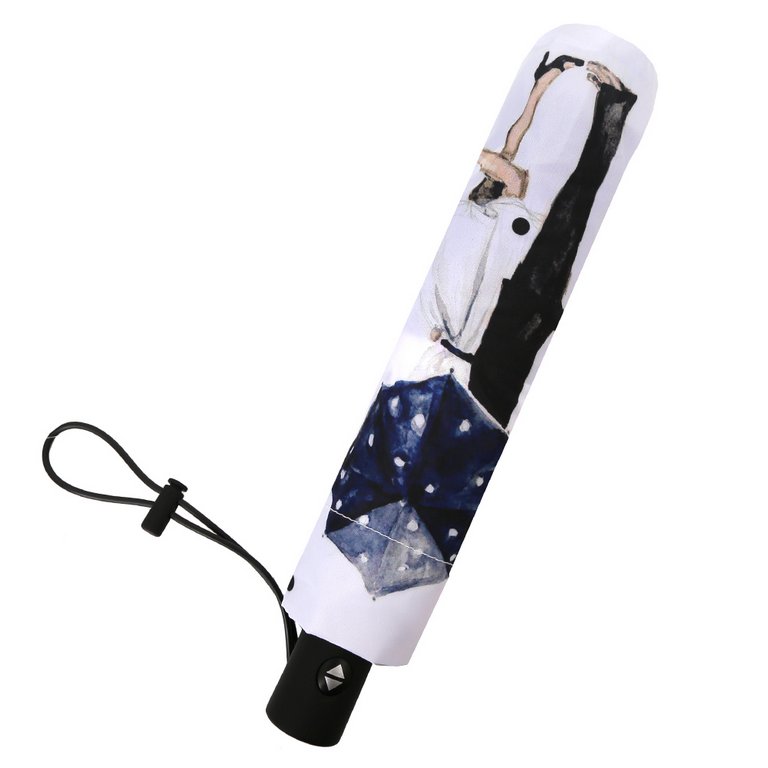 Зонт женский суперавтомат Fabretti, мини , 3 сложения, эпонж