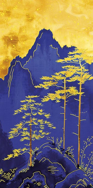 Конверт (для денег) без надписи (пейзаж)