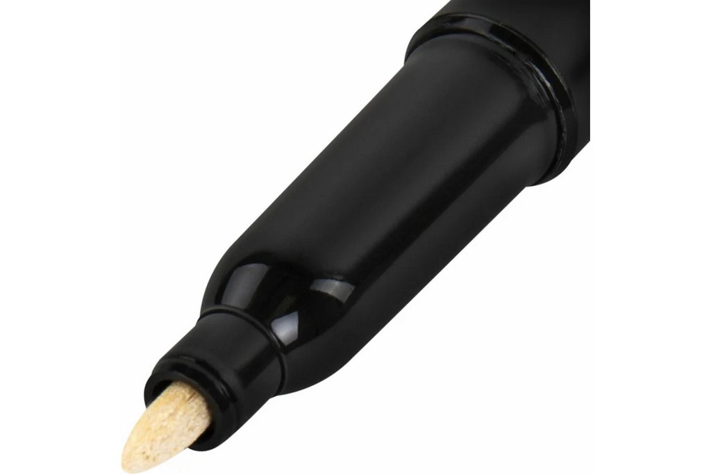 Маркер перманентный  3 мм BRAUBERG "White extra" круглый, белый