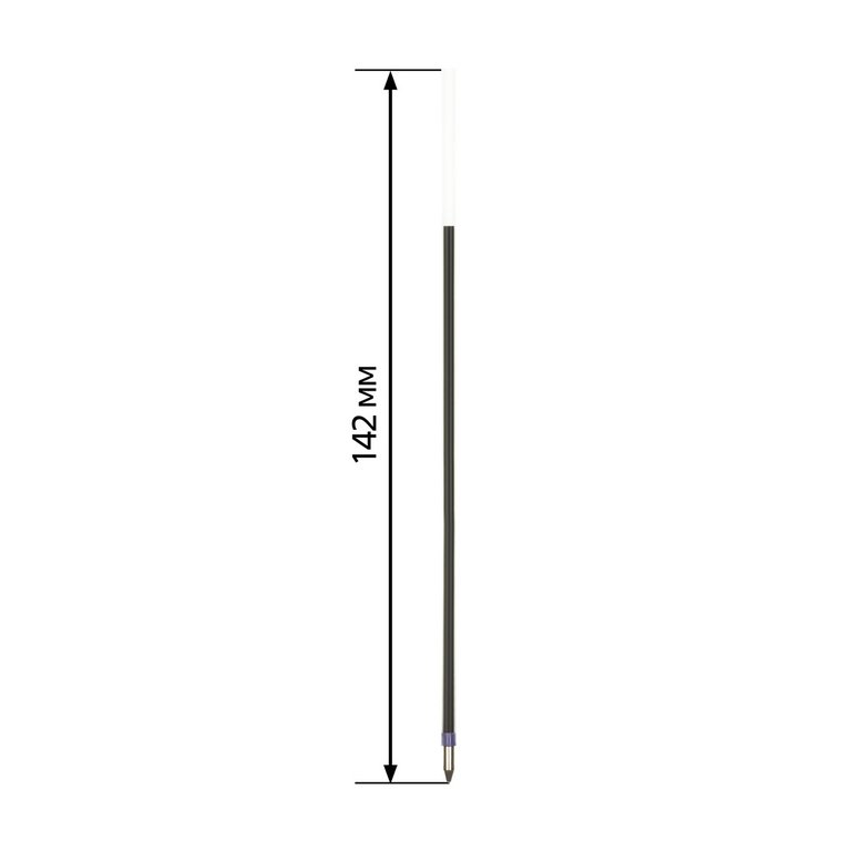 Стержень шариковый 142мм СТАММ синий, 0,7мм масляный (линия 0,5мм)