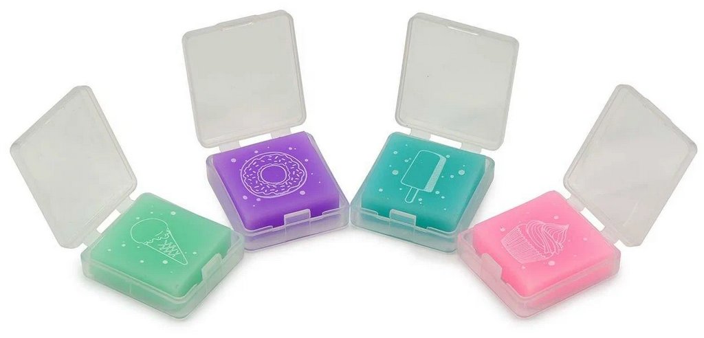 Ластик Bruno Visconti "HappyGraphix. Zefir" (4 цвета)