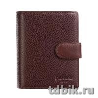 Портмоне Dr.Koffer с отдел. для вод.прав и ручкой (кожа), коричневый