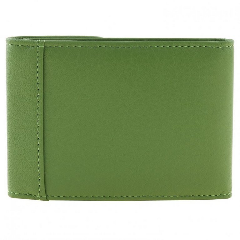 Визитница Tony Perotti 10,5*7см на 20 визиток, нат. кожа, цвет зеленый