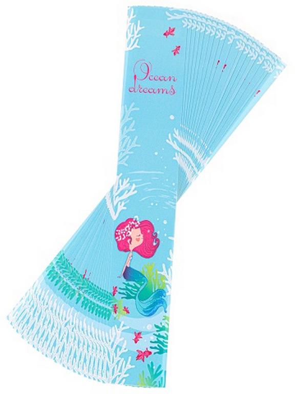 Закладка пластиковая "МЕЧТЫ РУСАЛОЧКИ" 40*245мм