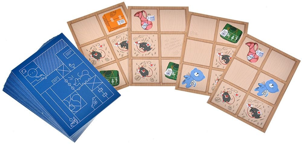 Игра настольная  .8+ с карточками "Почта" (1-4 игрока, 10+ мин) Hobby World