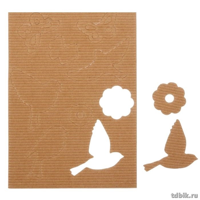 Вырубные картинки "Птицы" 11*16см