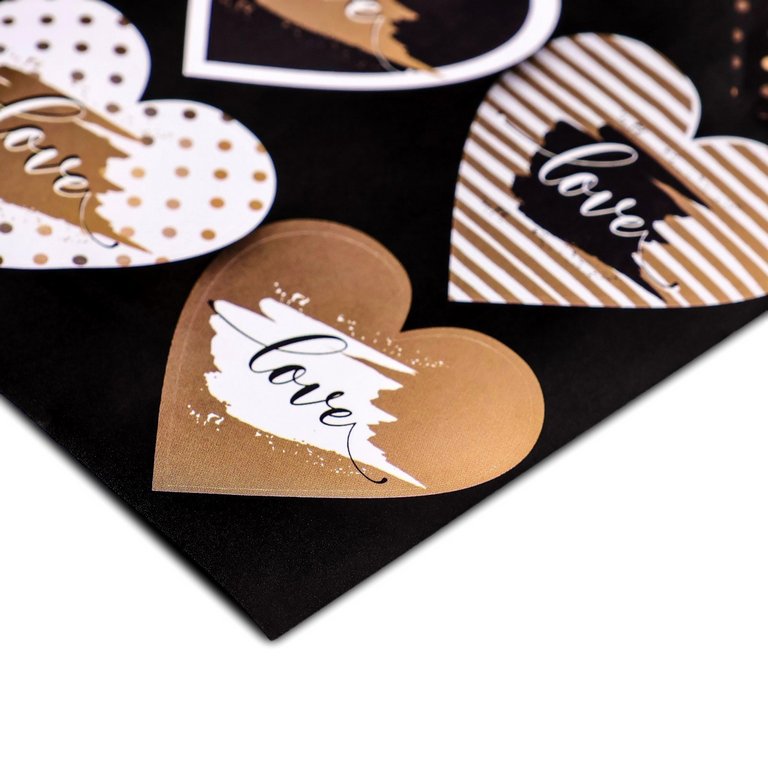 Наклейки  8 х 16 см "Love" UPAK LAND