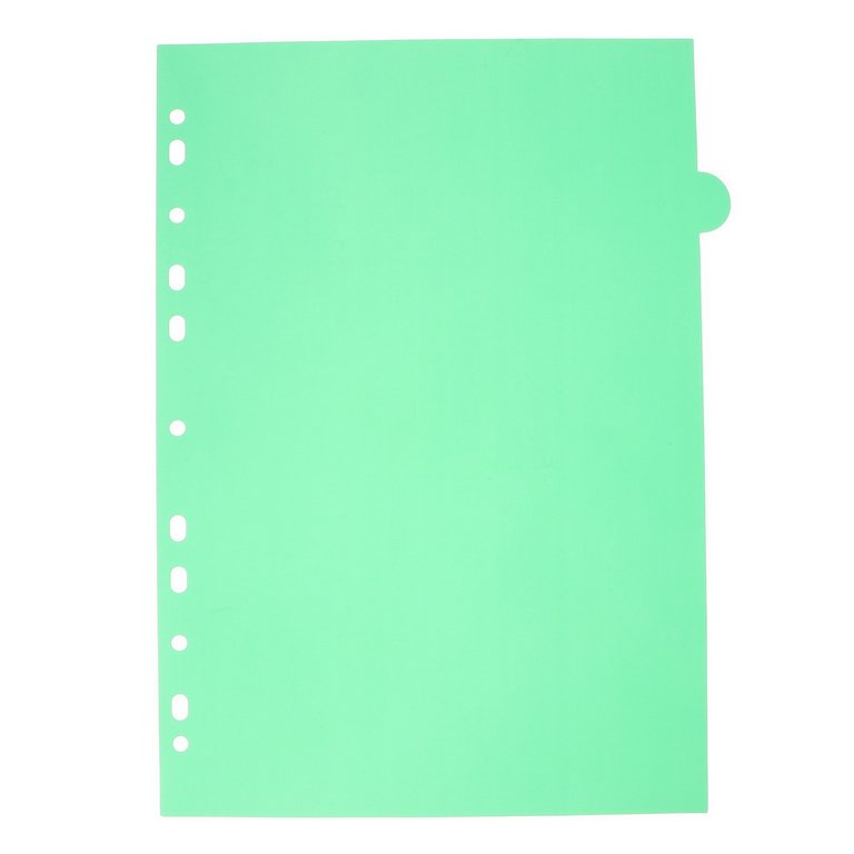 Разделитель цветной А4 12 разделов пластик, увеличенный размер deVente "Pastel"