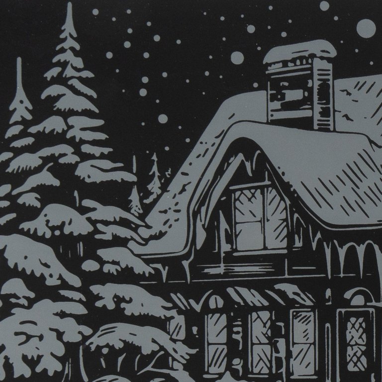 Скретчинг  А3 "Зимняя сказка"