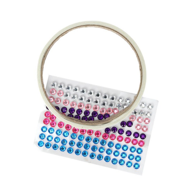 Аппликация перьями и стразами "Стильная фея" МУЛЬТИ АРТ