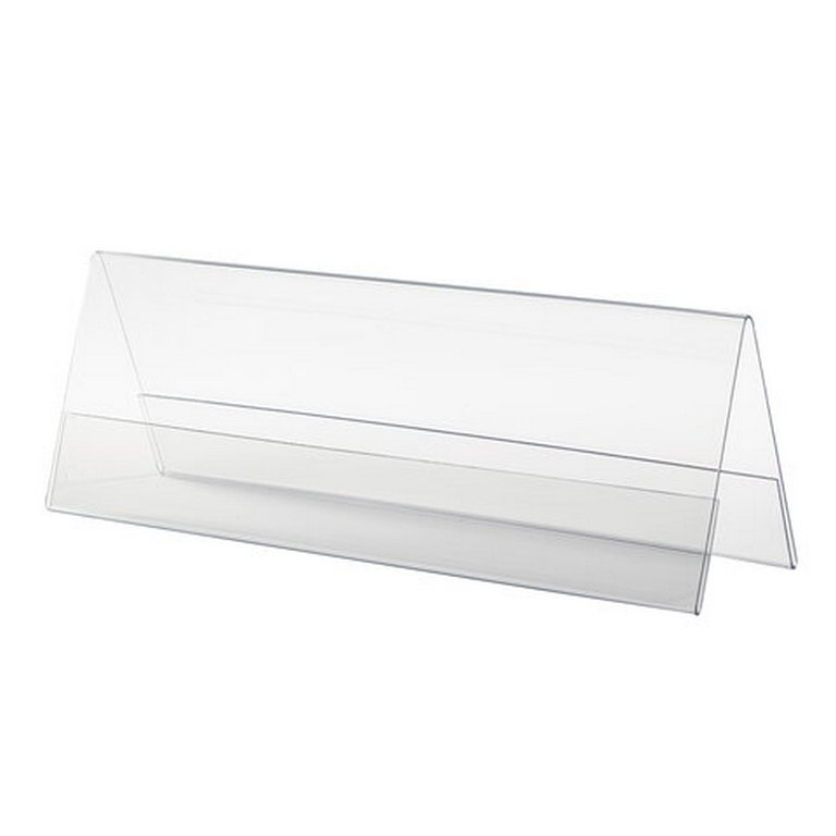 Подставка инф. настольная 300*100мм гориз. двухстор. акрил BRAUBERG