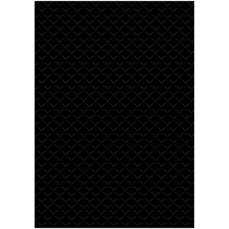 Бумага упаковочная 70*100см  в рулоне (ассорти) "Pattern on black" MESHU