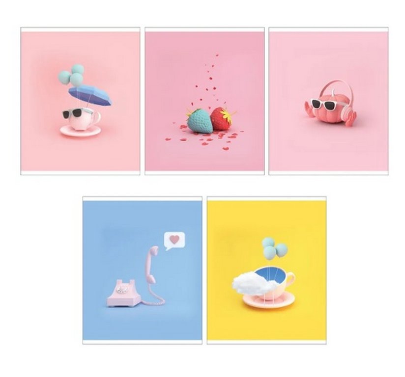 Тетрадь 96 лист кл. А5 на скрепке "Абсурд"