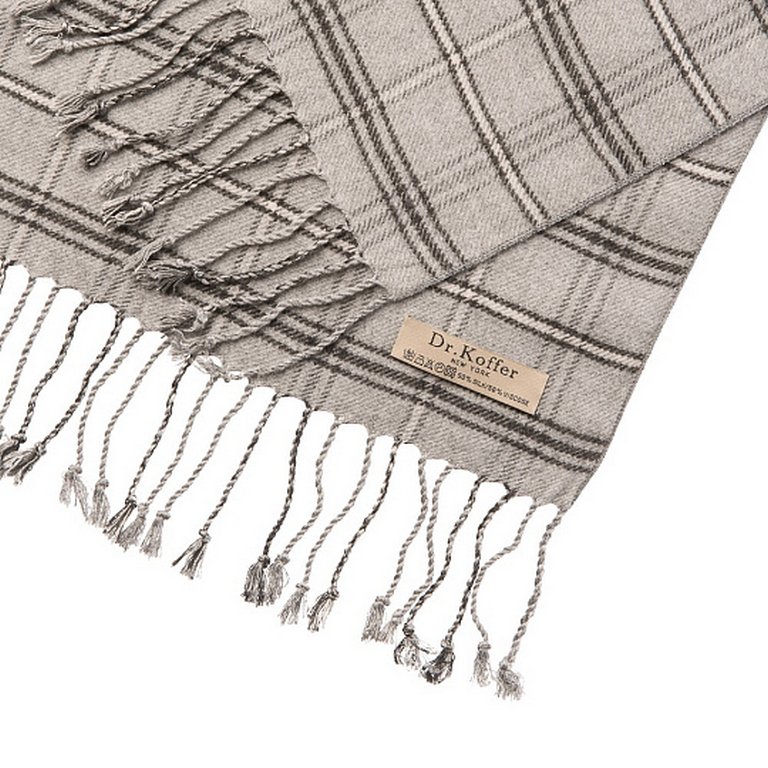 Шарф мужской Dr.Koffer 30*180см,  50% - шелк, 50% - вискоза