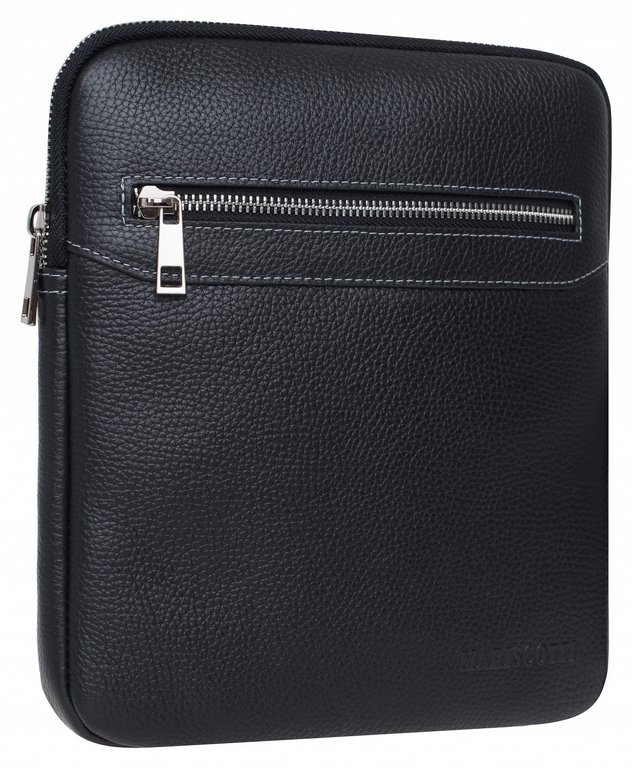 Планшет Franchesco Mariscotti 21*26*3см натур. кожа, черный