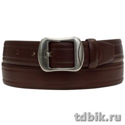 Ремень Alliance нат. кожа,  ширина 35мм, коньяк