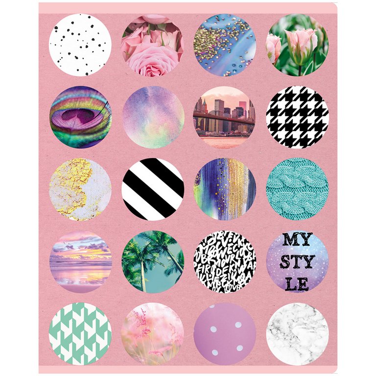 Тетрадь 48 лист кл. А5 на скрепке BG "My style", выбор. лак