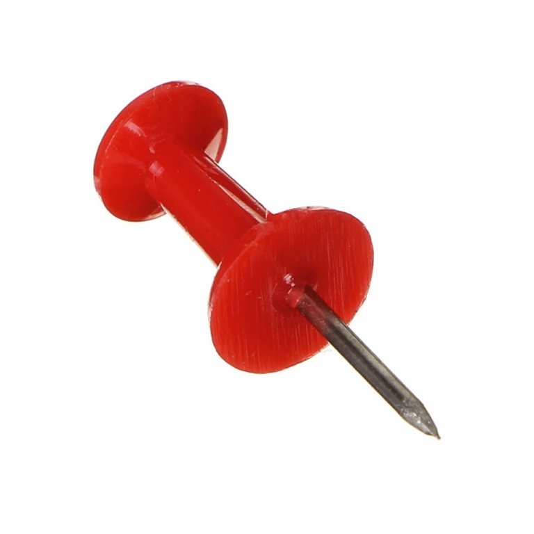 Кнопки-гвоздики канцелярские  50 шт/уп, цветные Erich Krause