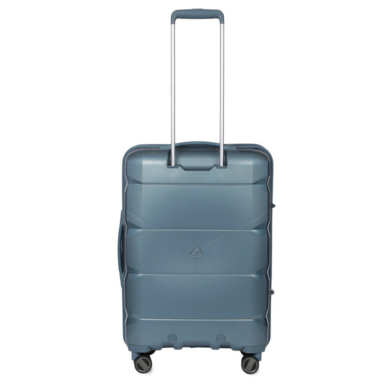 Чемодан 4-х колесный FABRETTI 100% полипропилен, 44X65X25см, синий