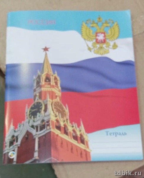 Тетрадь 48 лист кл. А5 на скрепке, цв. обложка (Облмашинформ)