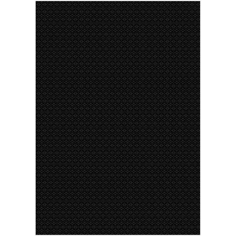 Бумага упаковочная 70*100см  в рулоне (ассорти) "Pattern on black" MESHU