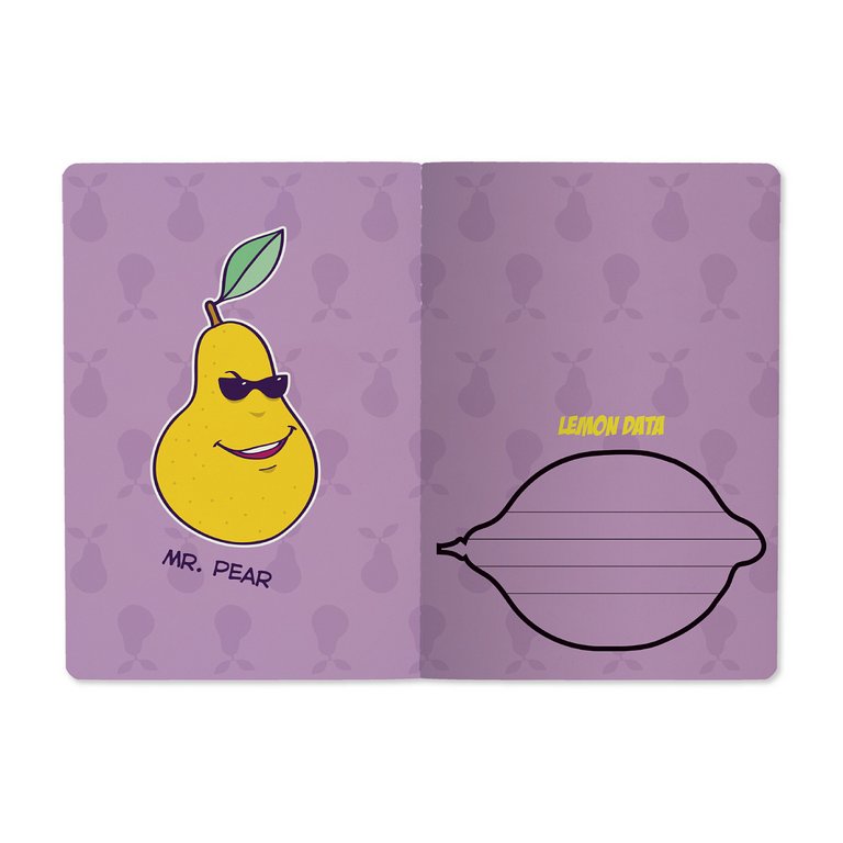 Тетрадь 40 лист кл. А5 на сшивке "MR.LEMON"