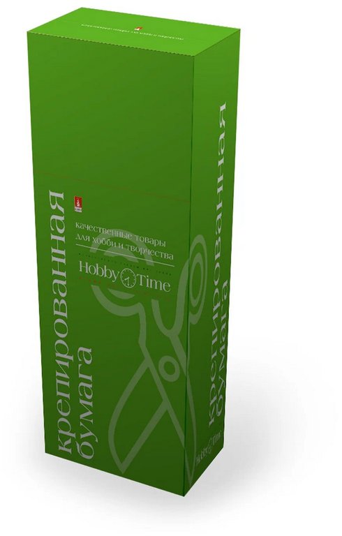 Бумага креповая 50*250 белая, в рулоне, Альт