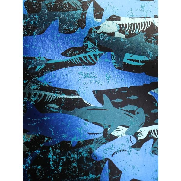 Тетрадь 48 лист кл. А5 на скрепке Collezione "МОРЕ КАМУФЛЯЖА" мелов. обл., тиснение