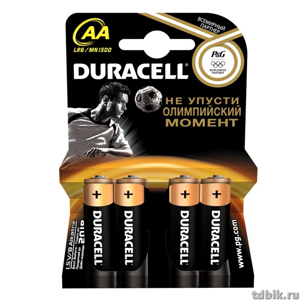 Батарейка щелочная LR-06 АА Duracell