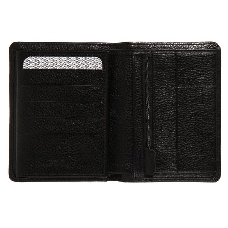 Обложка для документов D.Morelli "Вудроу" нат. кожа, черная