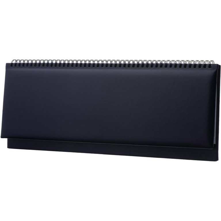 Планинг дат. 2026 г. 405*145 мм Attache "Каньон" на гребне, иск. кожа, синий