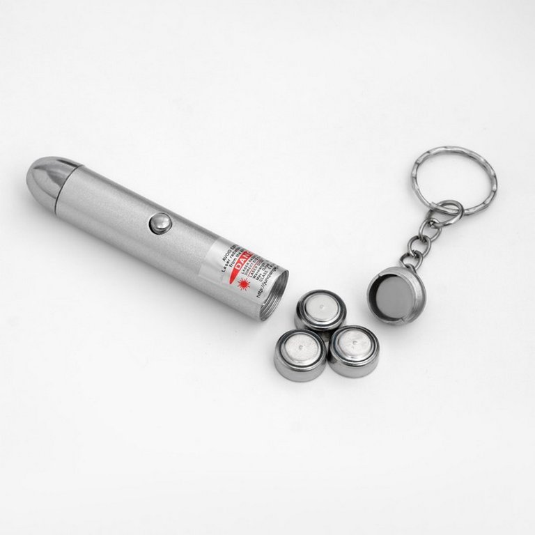 Указка лазерная "Мастер К" 1.5х1.5х6.5 см. (3 х LR44 в комплекте)