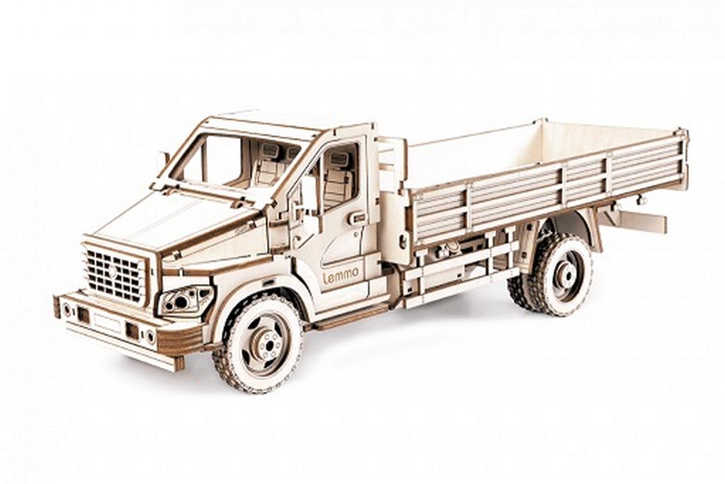 Сборная модель из дерева  186 дет. "Грузовик Гефест" 390*123*120мм