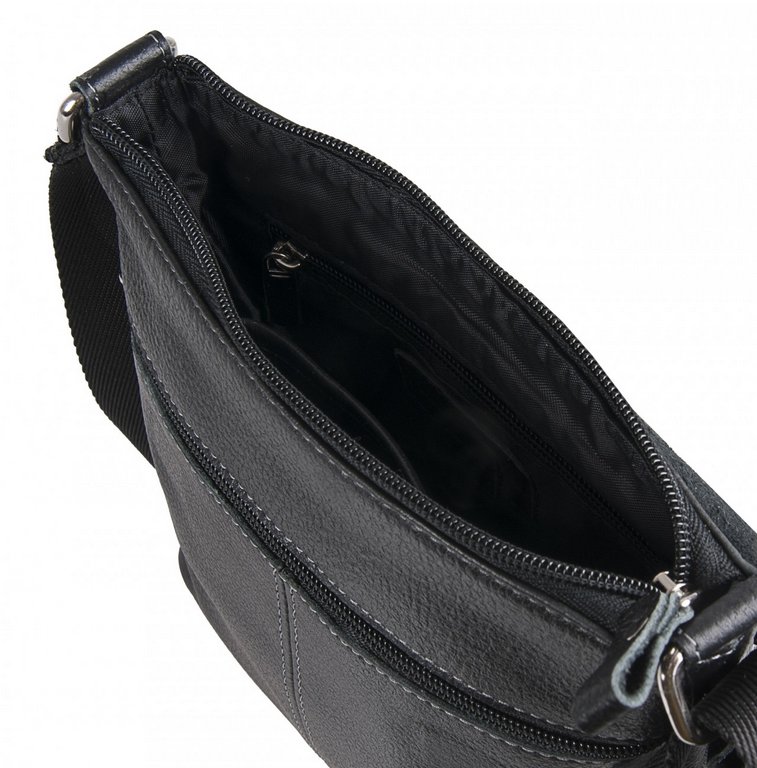 Планшет Franchesco Mariscotti 18*21*4см натур. кожа, черный