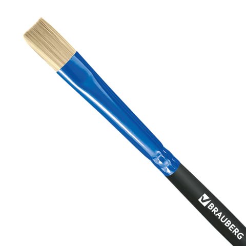 Кисть Щетина № 4 плоская BRAUBERG "PREMIUM"