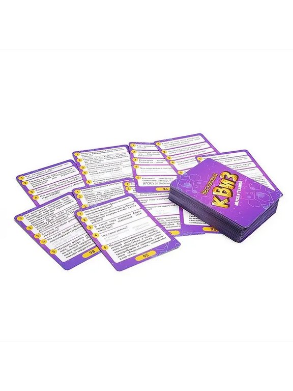 Игра настольная  12+ с карточками "Нескучный Квиз. Наука и Техника"