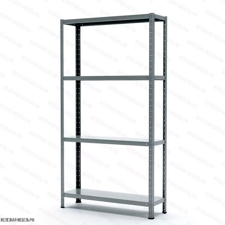 Стеллаж металлич. архивный с 4 -я полками (1600*1200*400мм) MS Strong