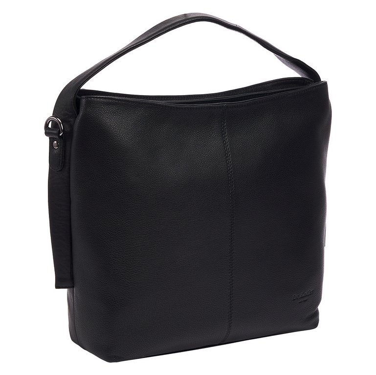Сумка женская Dr.Koffer 29х30х10см см, нат.кожа черная