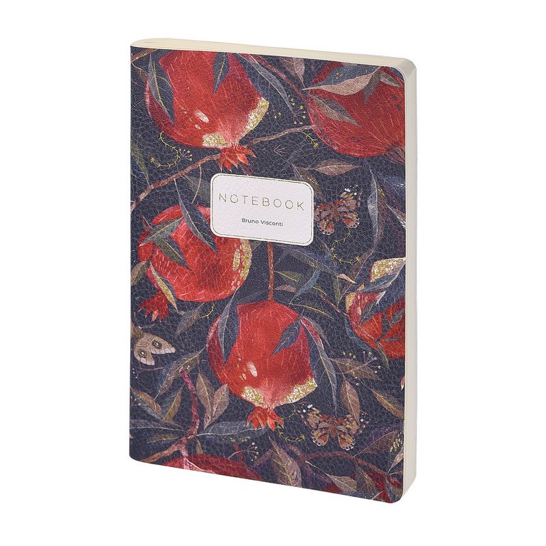 Бизнес-блокнот А5  60л., 148*210 мм, на сшивке Bruno Visconti кожзам "ГРАНАТ"